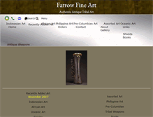 Tablet Screenshot of farrowfineart.com